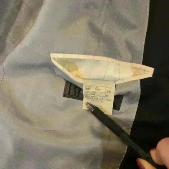 Vera Wang Nestor Tux Jacket Wool Black Mens Size 46R - Picture 10 of 12